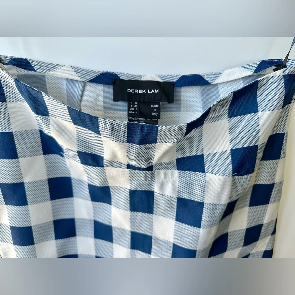 DEREK LAM Gingham Skirt, size 4